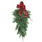 National Tree Company 30" Mixed Pine Christmas Teardrop with Bow